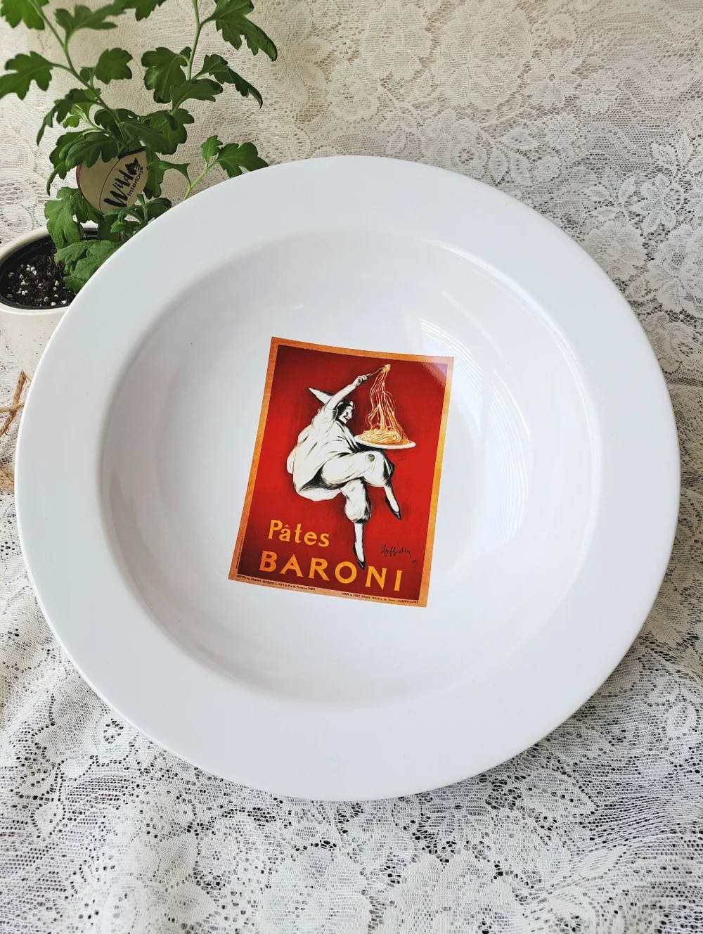 Vtg Pottery Barn Pasta Posters Pates Baroni 13 1/4